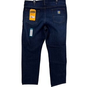 Carhartt Relaxed Fit 5 Pocket Jean Men 40X32 Dark Wash BD5119-M New
